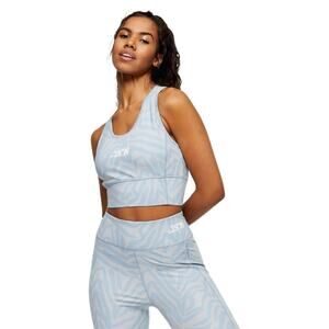 Topshop Blue Sports Bra-XS